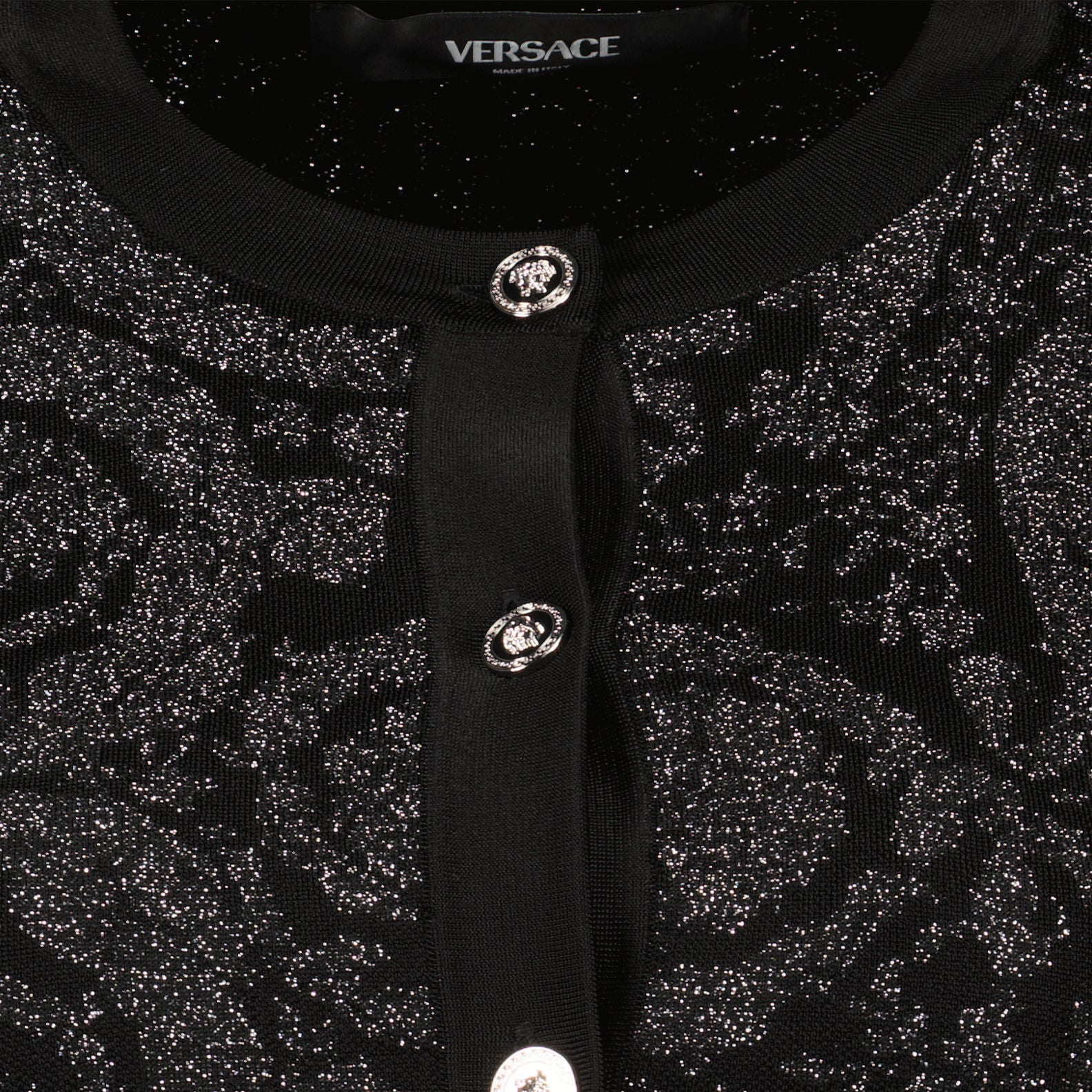 Versace Barocco Lurex Cardigan - image 5