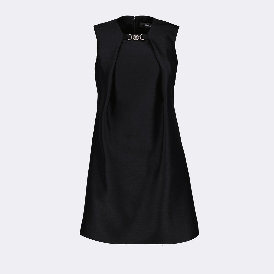 Medusa Clasp A-Line Mini Dress