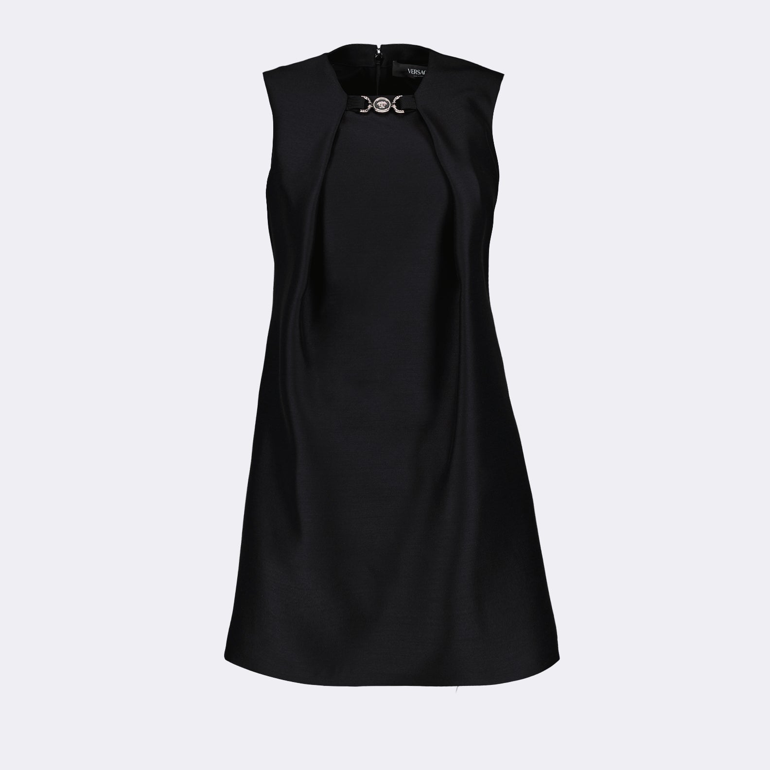 Versace Medusa Clasp A-Line Mini Dress