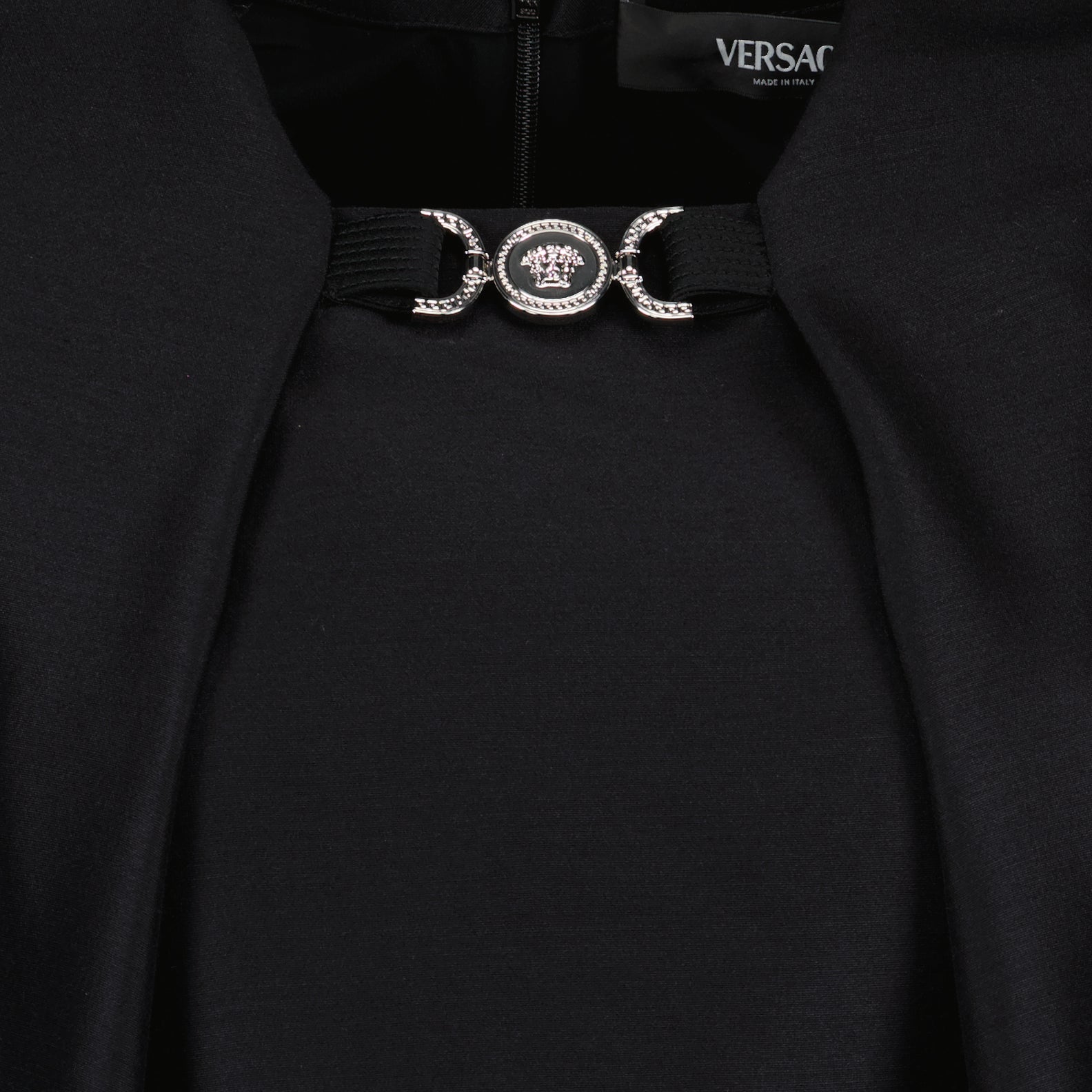 Versace Medusa Clasp A-Line Mini Dress - image 5