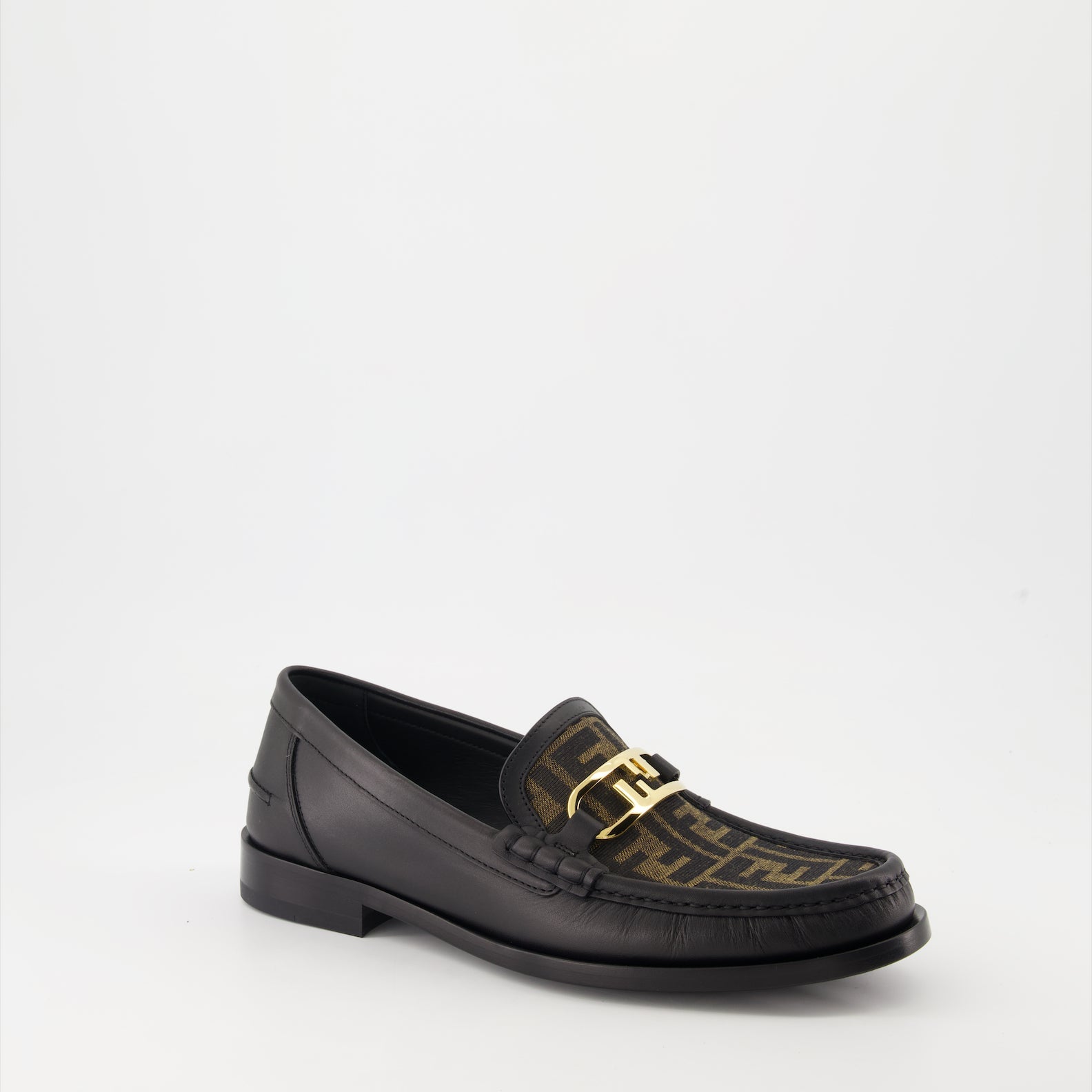 Fendi Fendi O'Lock Leather Loafers - image 2
