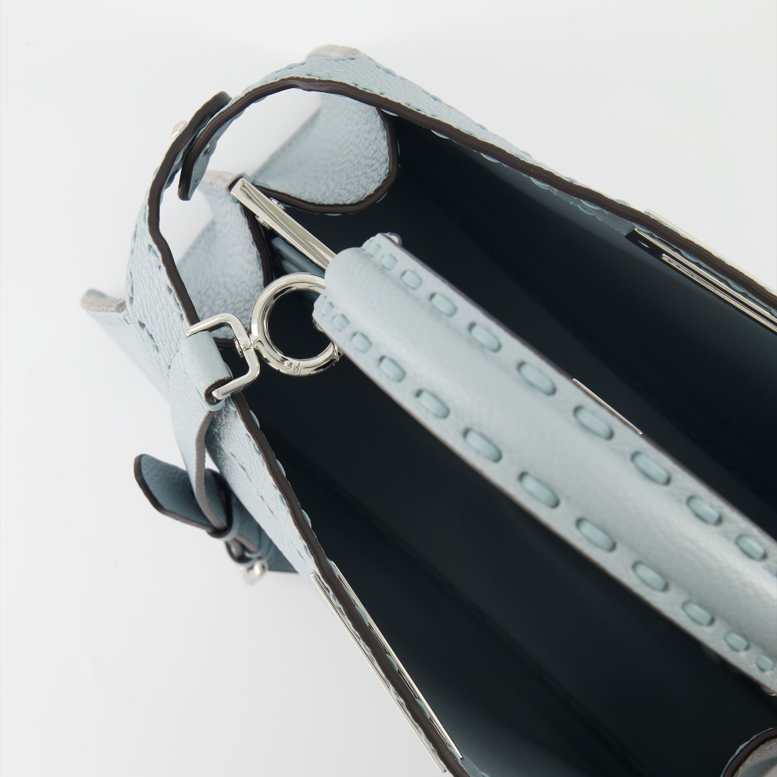 Fendi Peekaboo Soft Medium – Light Blue - image 4