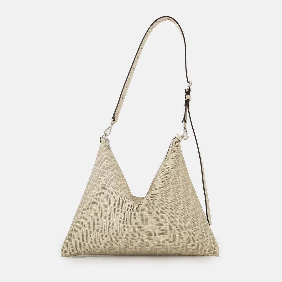 Fendi Jacquard Triangle Shoulder Bag