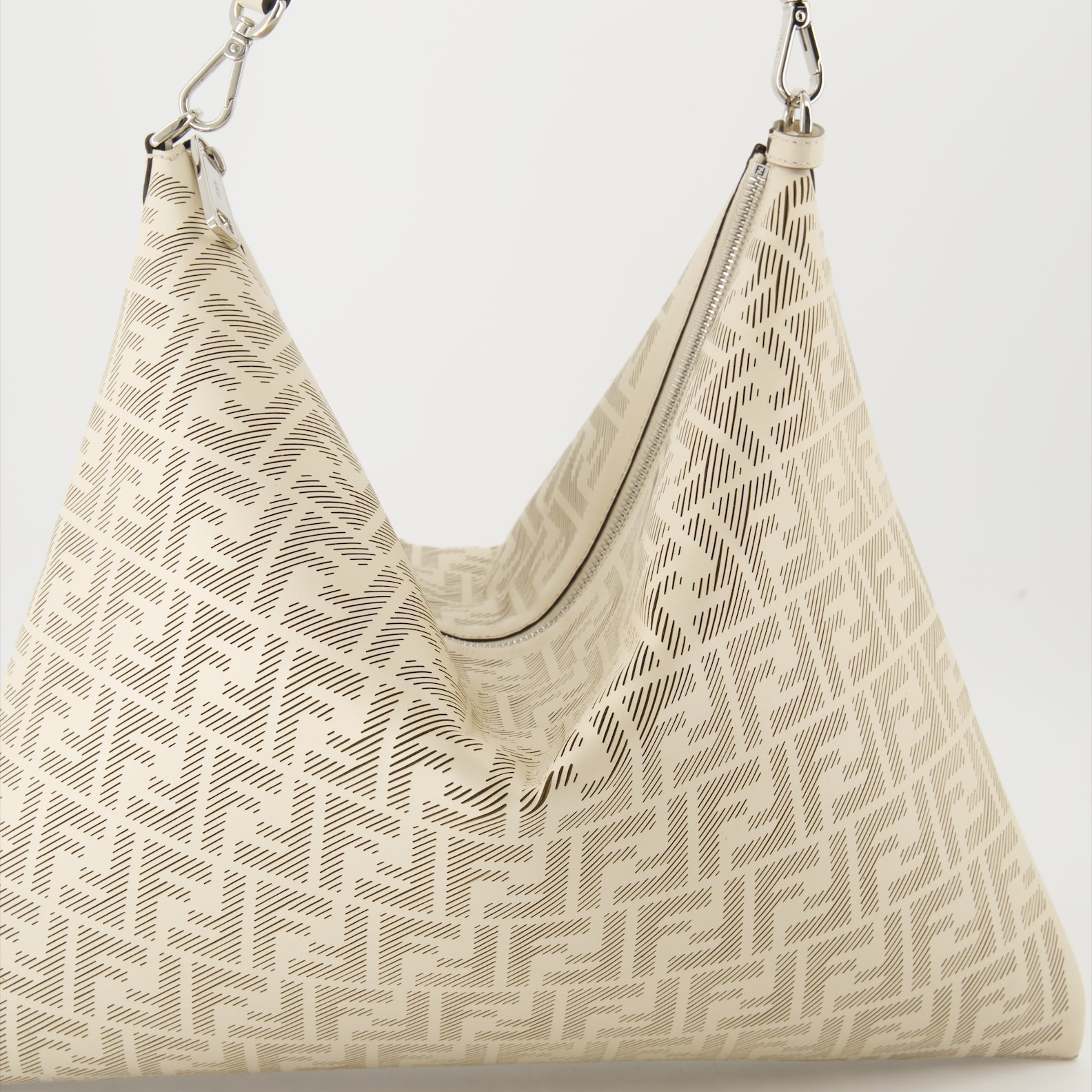 Fendi Jacquard Triangle Shoulder Bag - image 3
