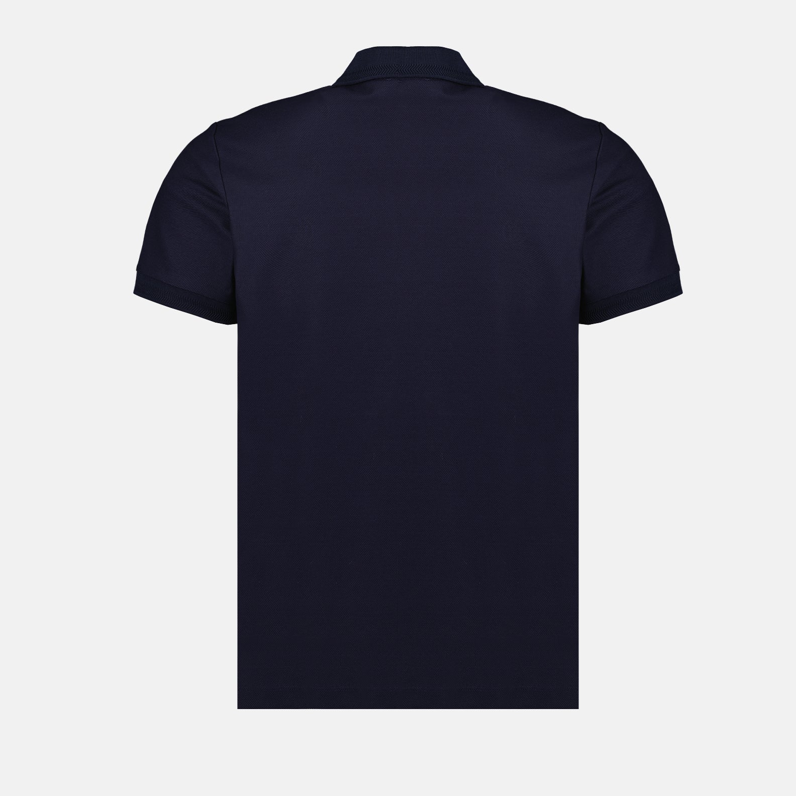 Burberry Navy Polo with Signature Check Placket - image 4