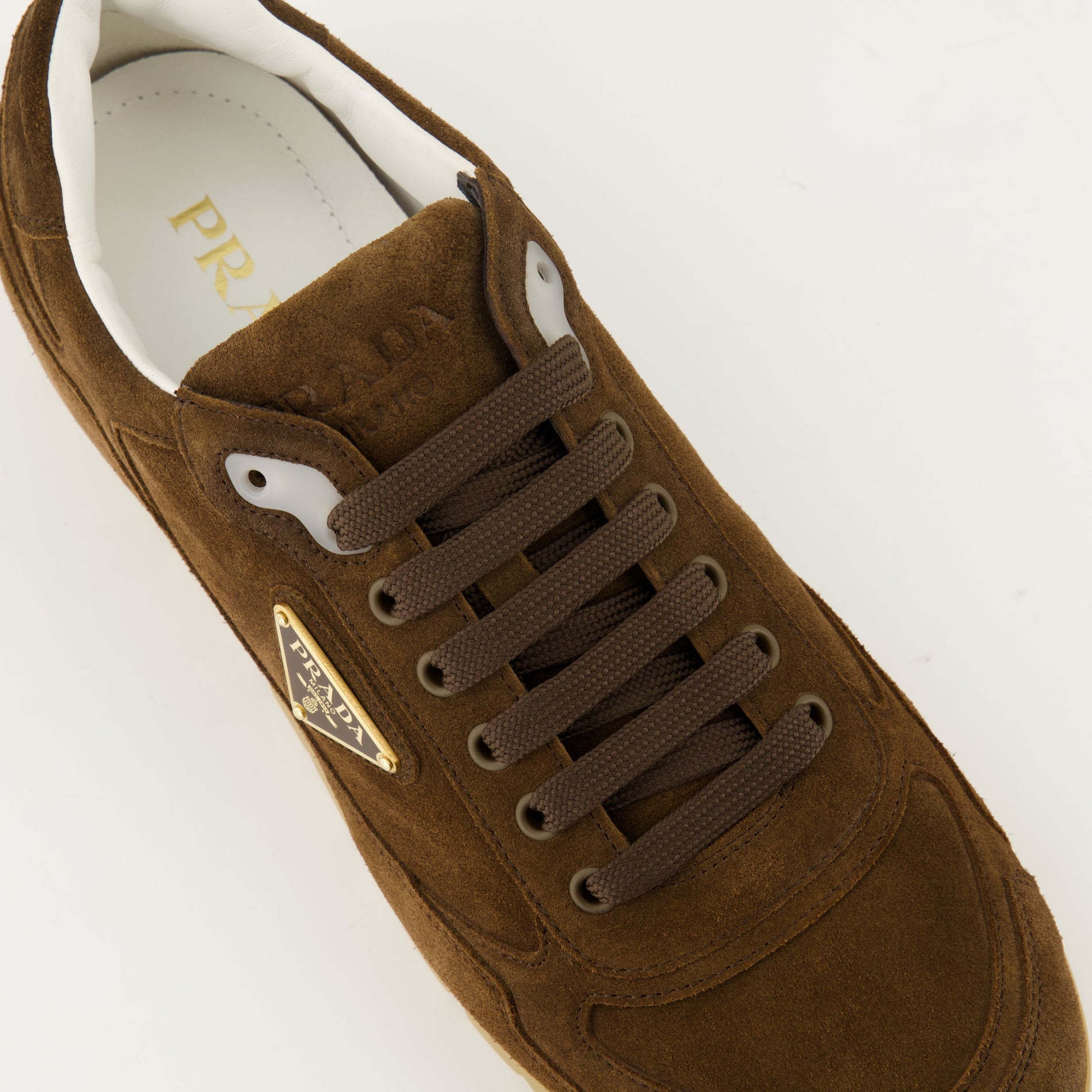 Prada Trail Sneakers in Suede - image 4