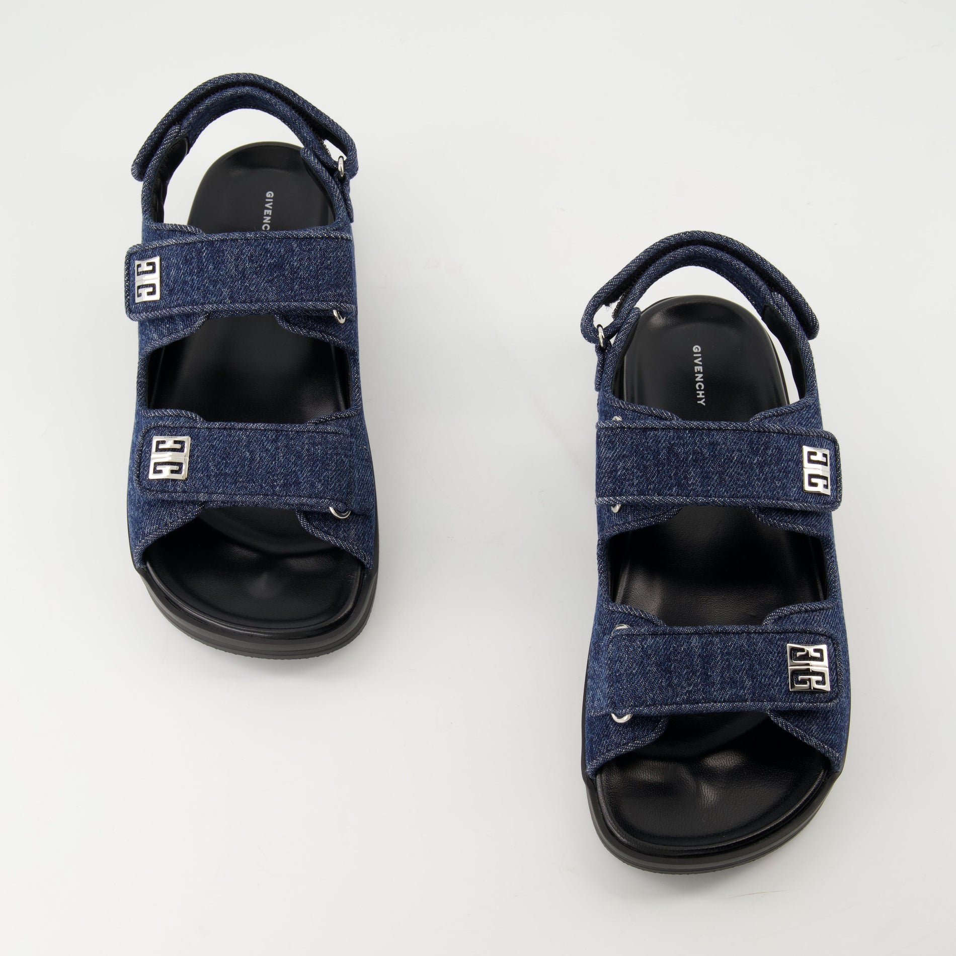 Givenchy Denim Strap Sandals - image 6