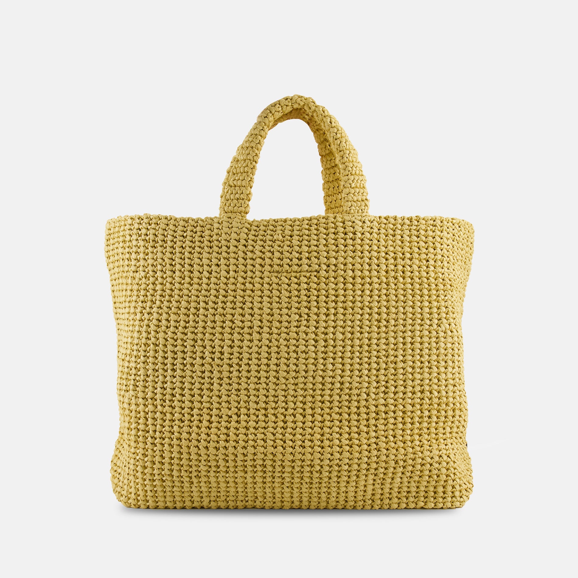 Prada Raffia Tote Bag (Yellow) - image 2
