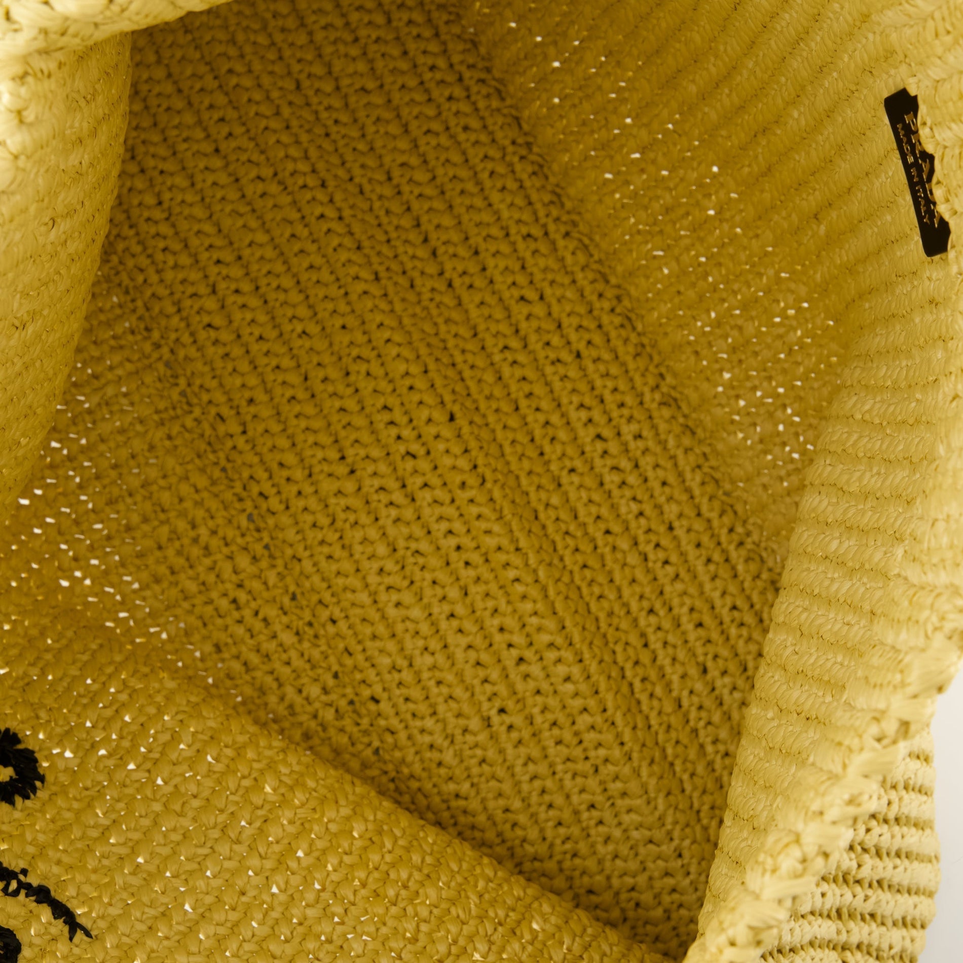 Prada Raffia Tote Bag (Yellow) - image 5