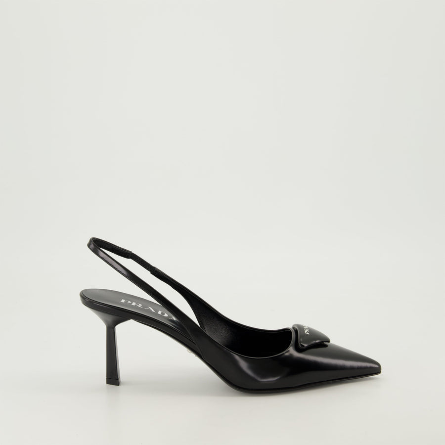 Prada Slingback Stiletto Pumps