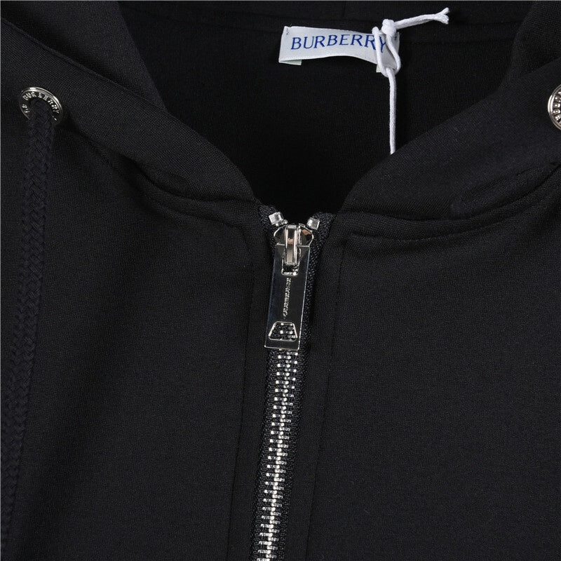 Burberry Zip Hoodie with Icon Stripe Detail - image 7
