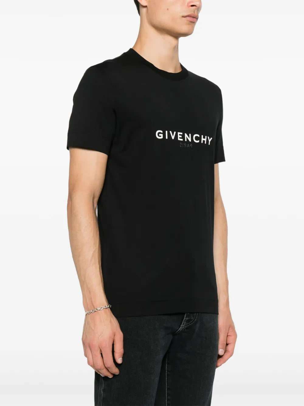 Givenchy Black Logo Cotton T-Shirt - image 3