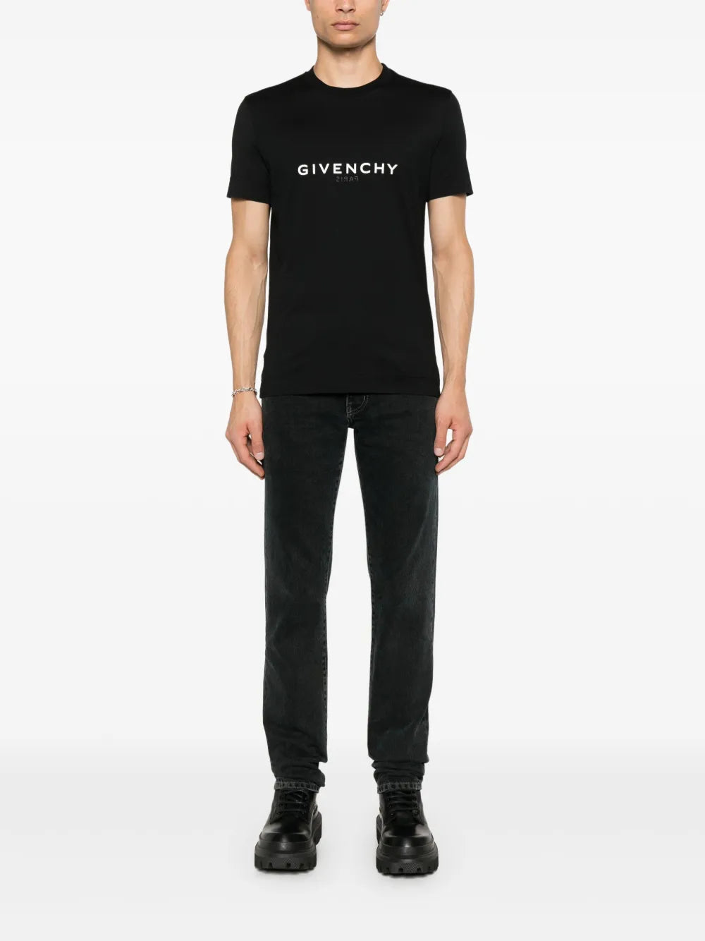 Givenchy Black Logo Cotton T-Shirt - image 2