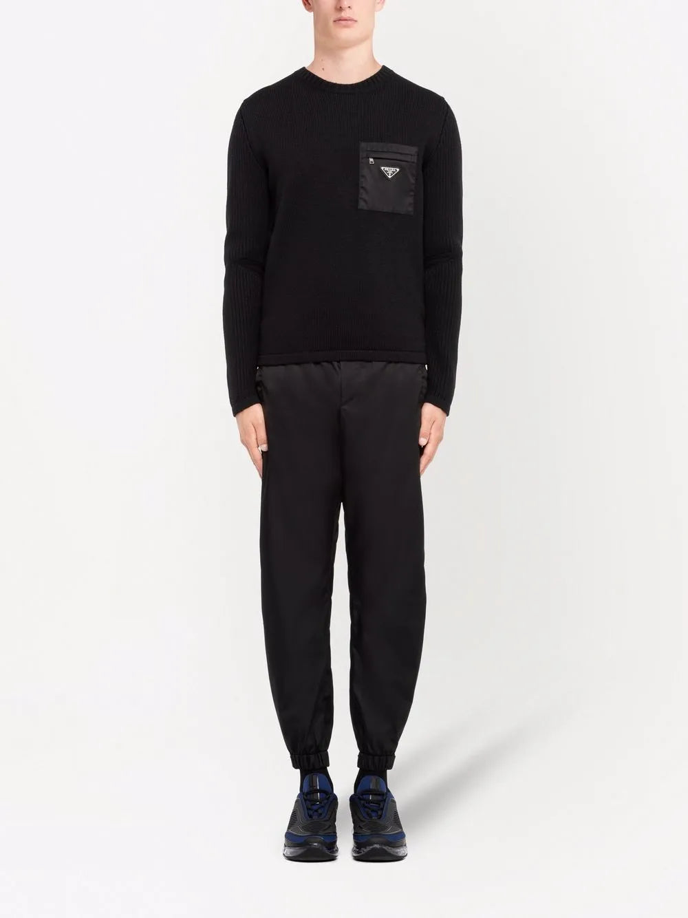 Prada Wool and Re-Nylon Sweater - image 2