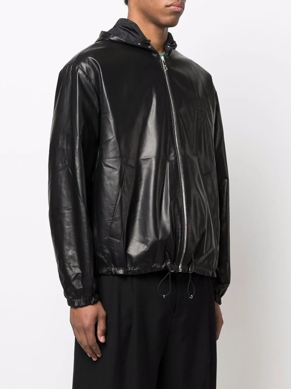 Prada Leather Bomber - image 3