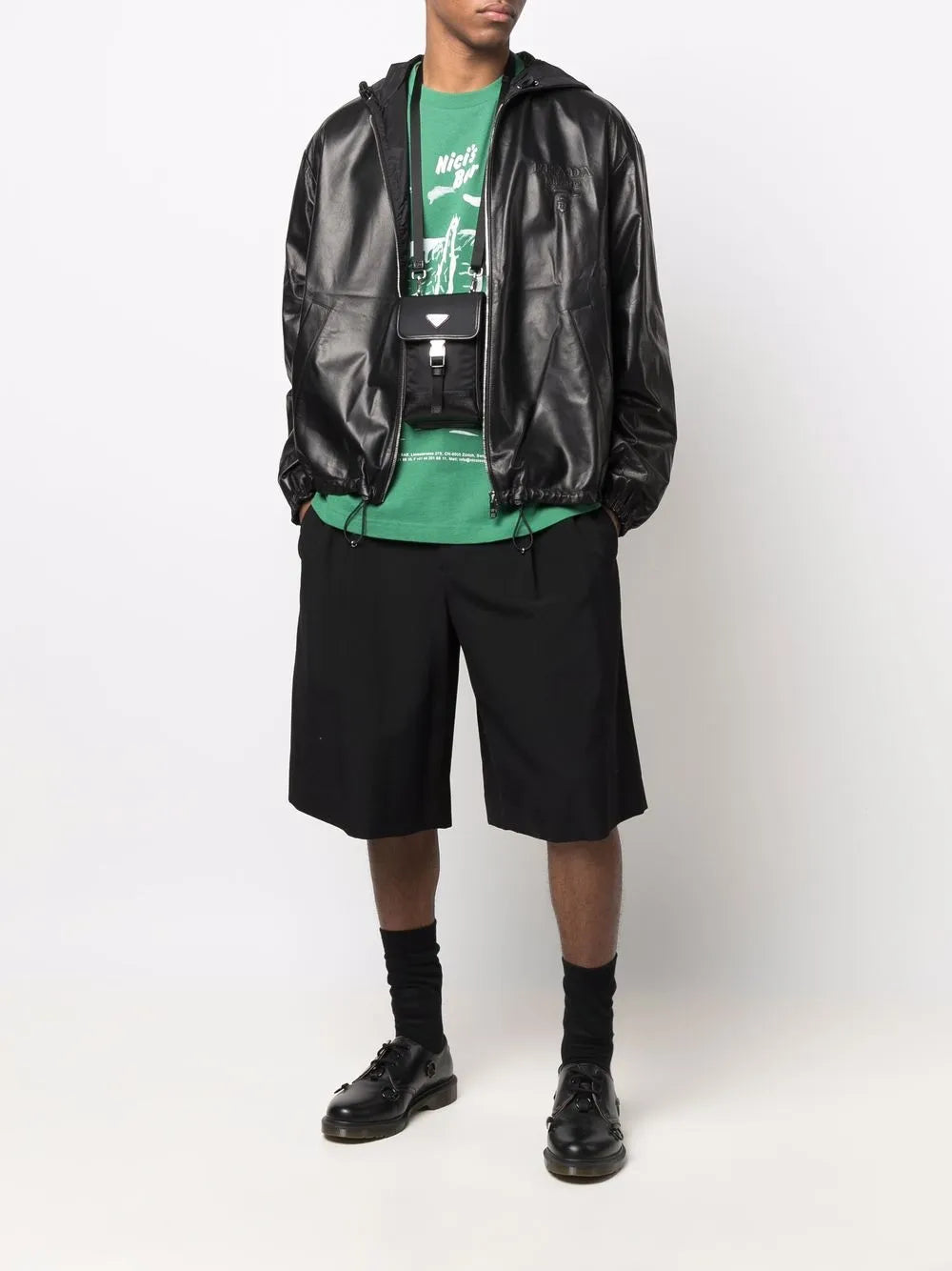 Prada Leather Bomber - image 2