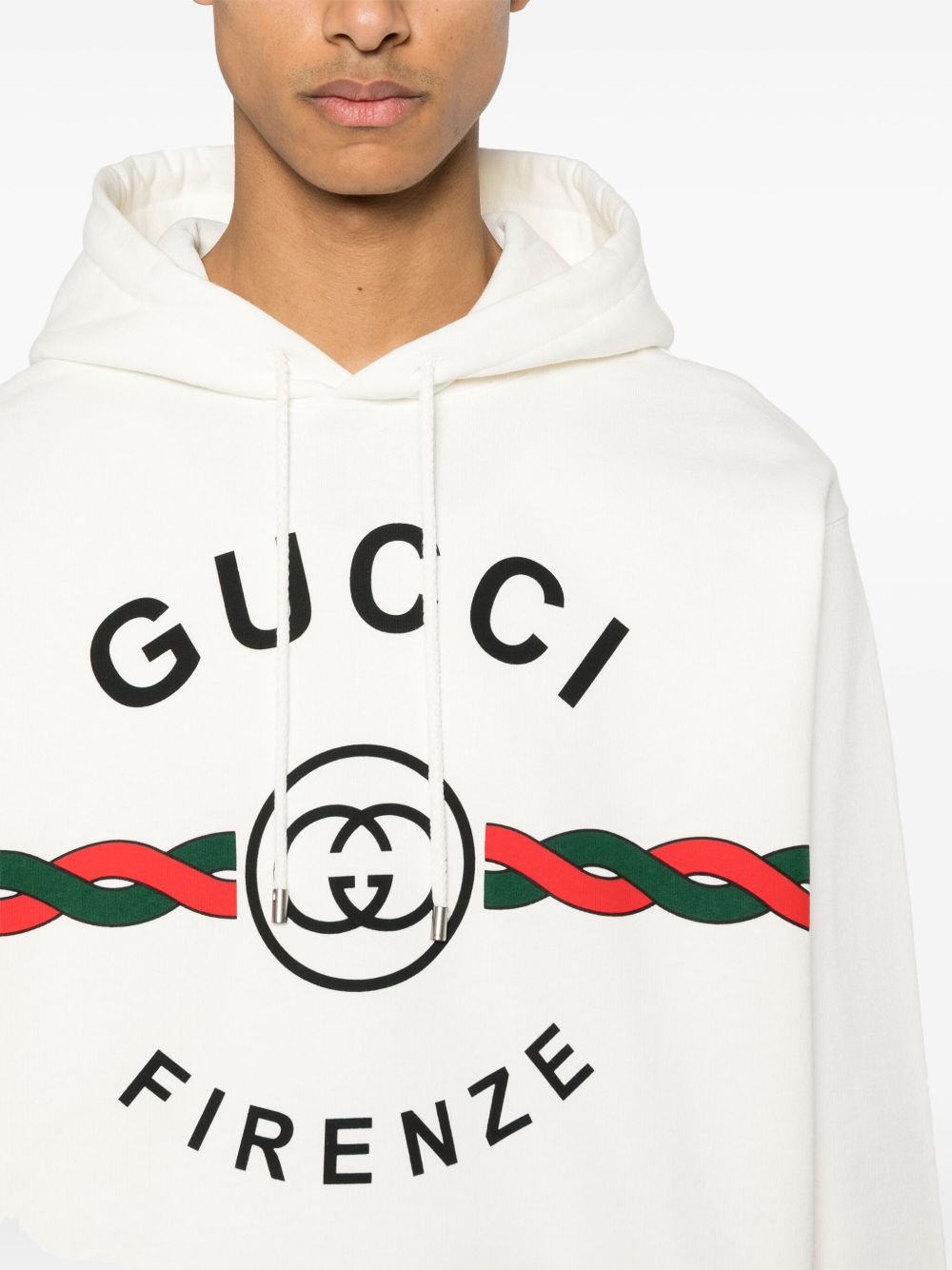 Gucci Firenze 1921 Cotton Hoodie - image 5