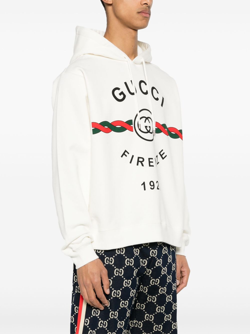 Gucci Firenze 1921 Cotton Hoodie - image 3