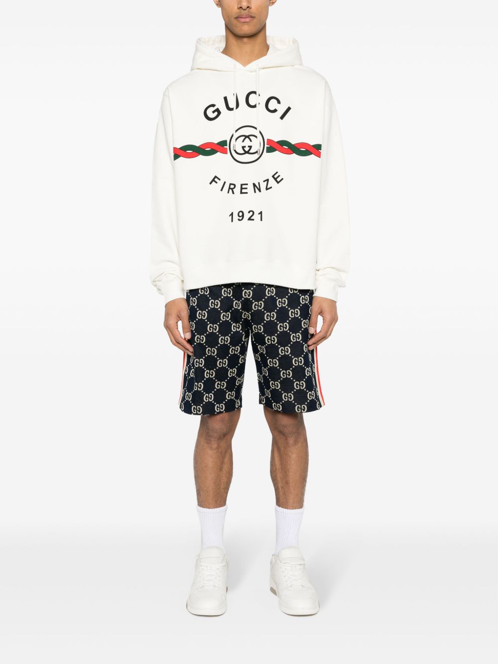 Gucci Firenze 1921 Cotton Hoodie - image 2