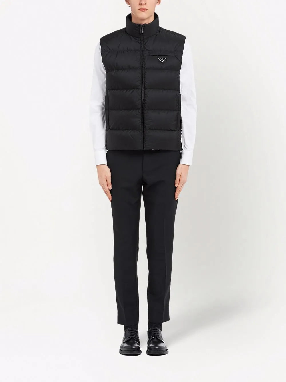 Prada Sleeveless down jacket in Re-Nylon - image 2