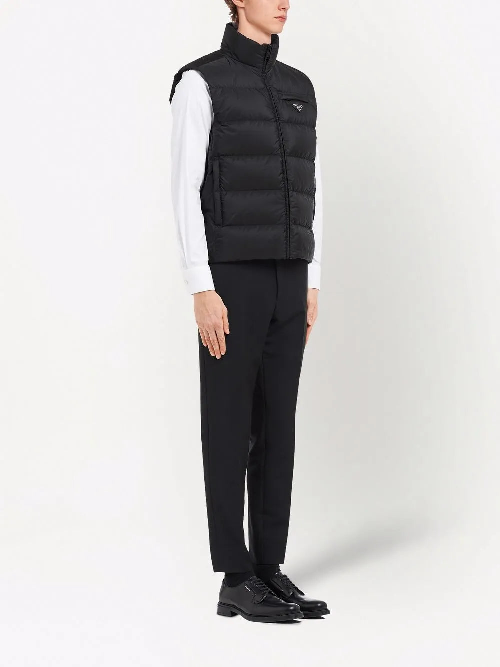 Prada Sleeveless down jacket in Re-Nylon - image 3