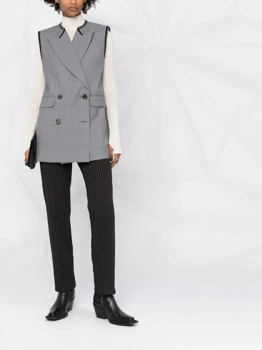 Alexander McQueen Sleeveless Blazer - image 2