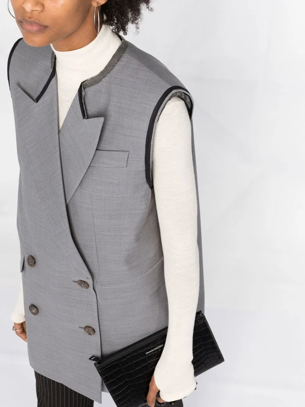 Alexander McQueen Sleeveless Blazer - image 3