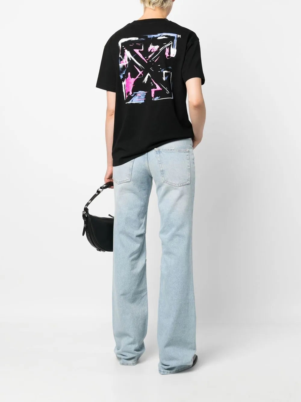 Off-White High-Rise Flared Denim Jeans - image 2