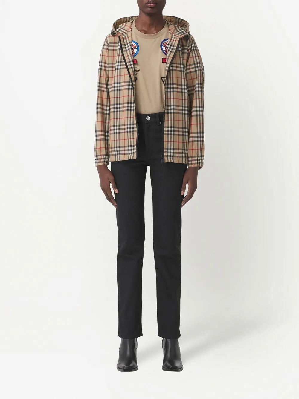 Burberry Checked Windbreaker - image 2