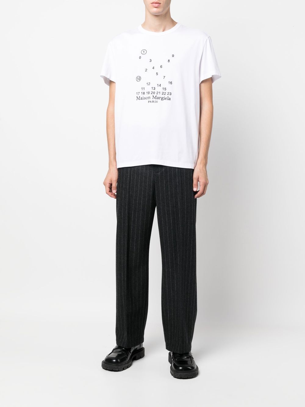 Maison Margiela Numeric Logo-Embroidered T-Shirt - image 2