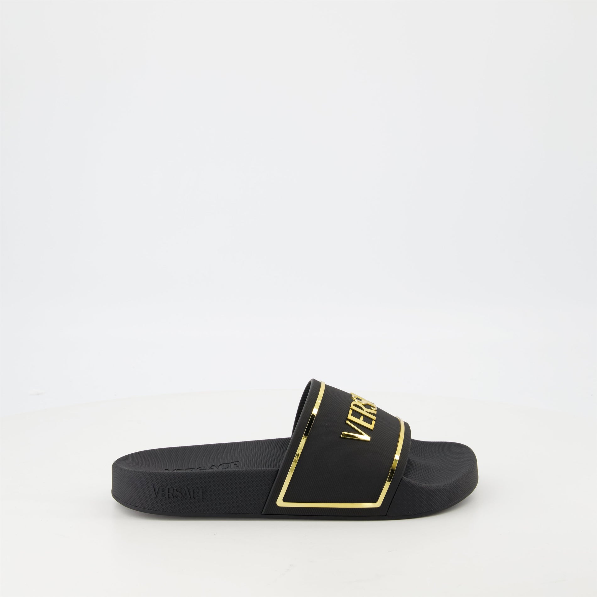 Versace Logo Pool Slide Slippers