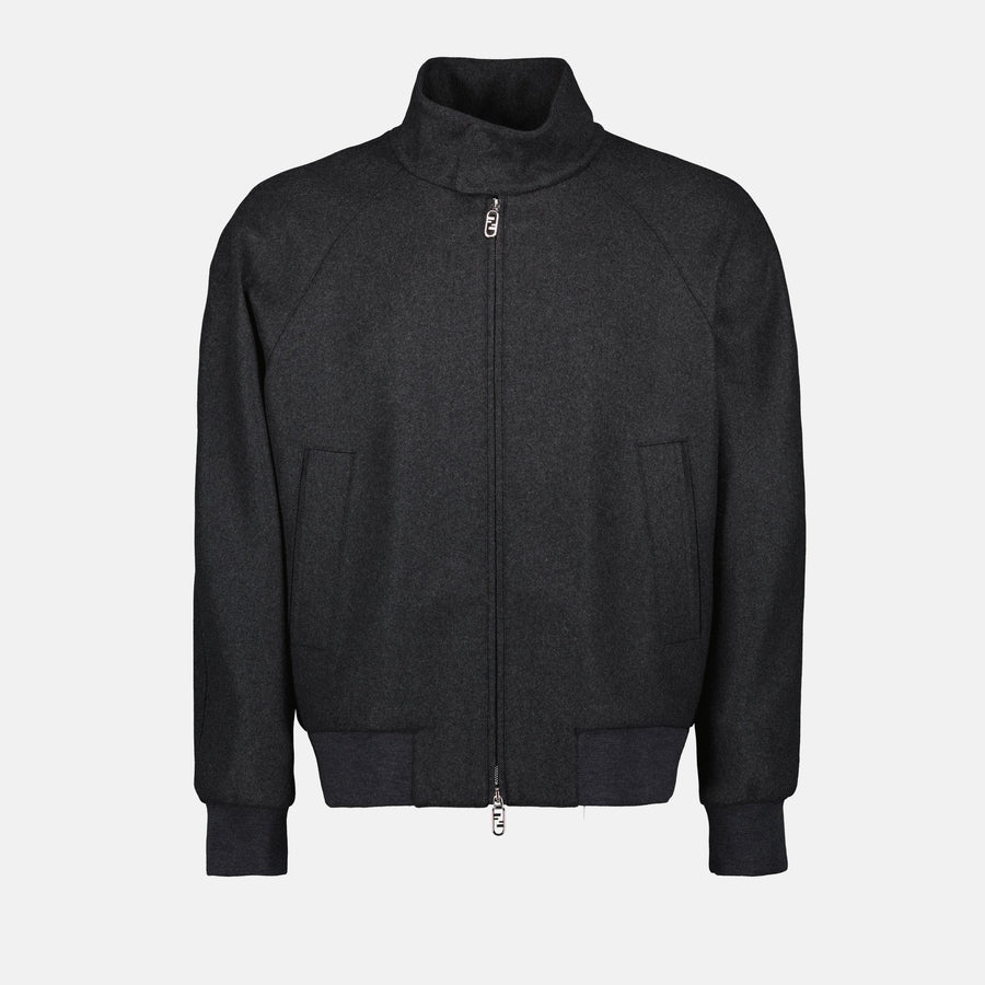 Fendi Cashmere Bomber Jacket