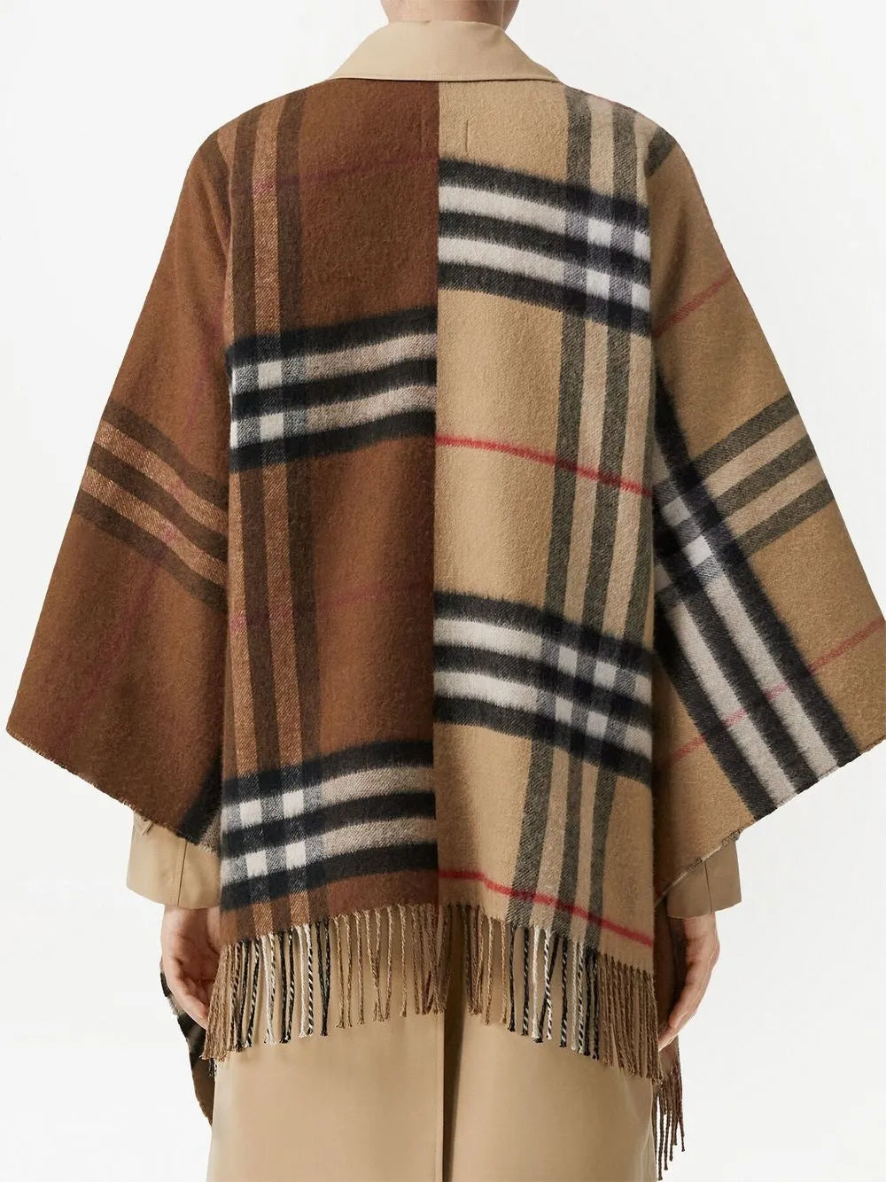 Burberry Checked poncho - image 6