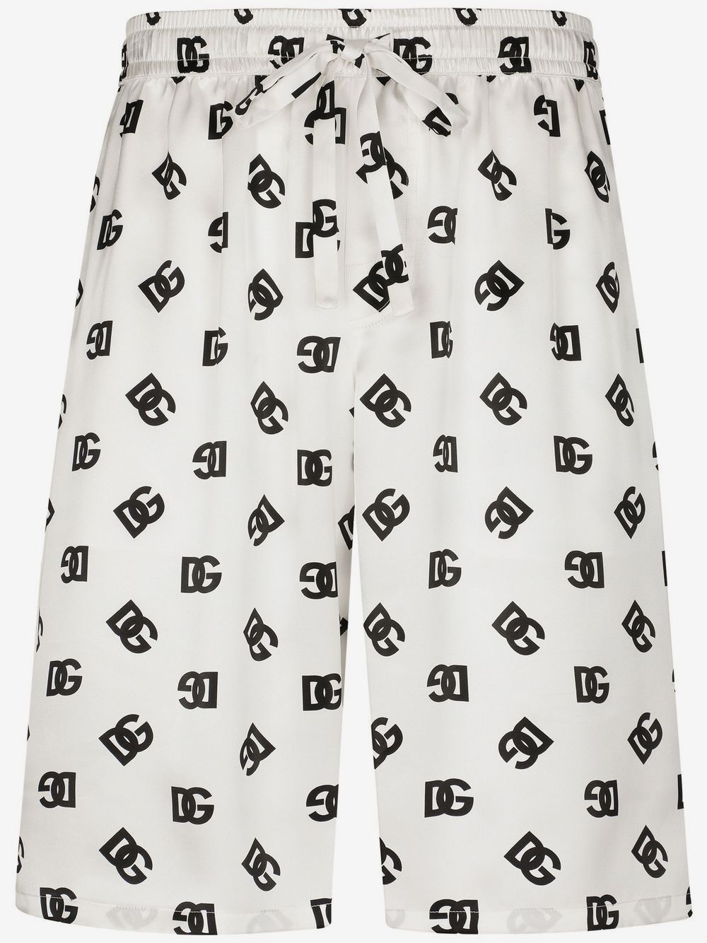 Dolce & Gabbana DG Monogram Silk Track Shorts