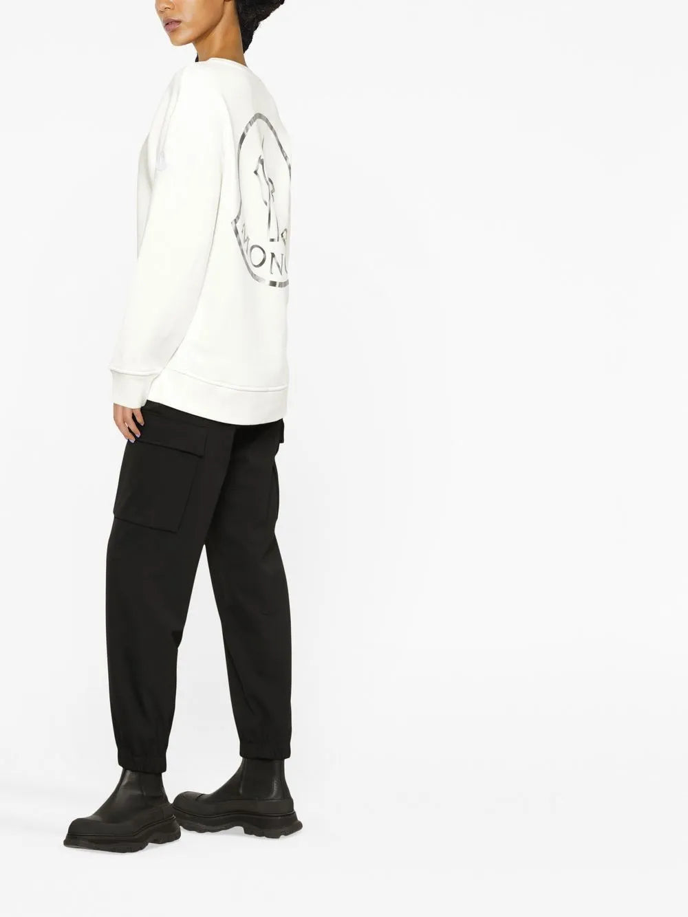 Moncler Metallic Logo Sweatshirt - image 3