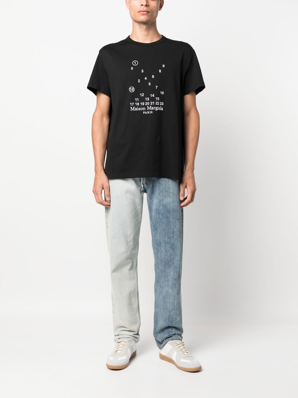Maison Margiela Numeric Logo-Embroidered T-Shirt - image 2