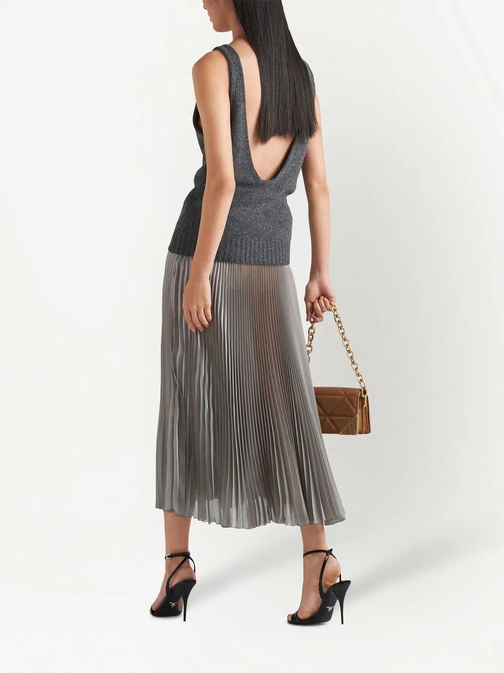 Prada Pleated Skirt - image 6