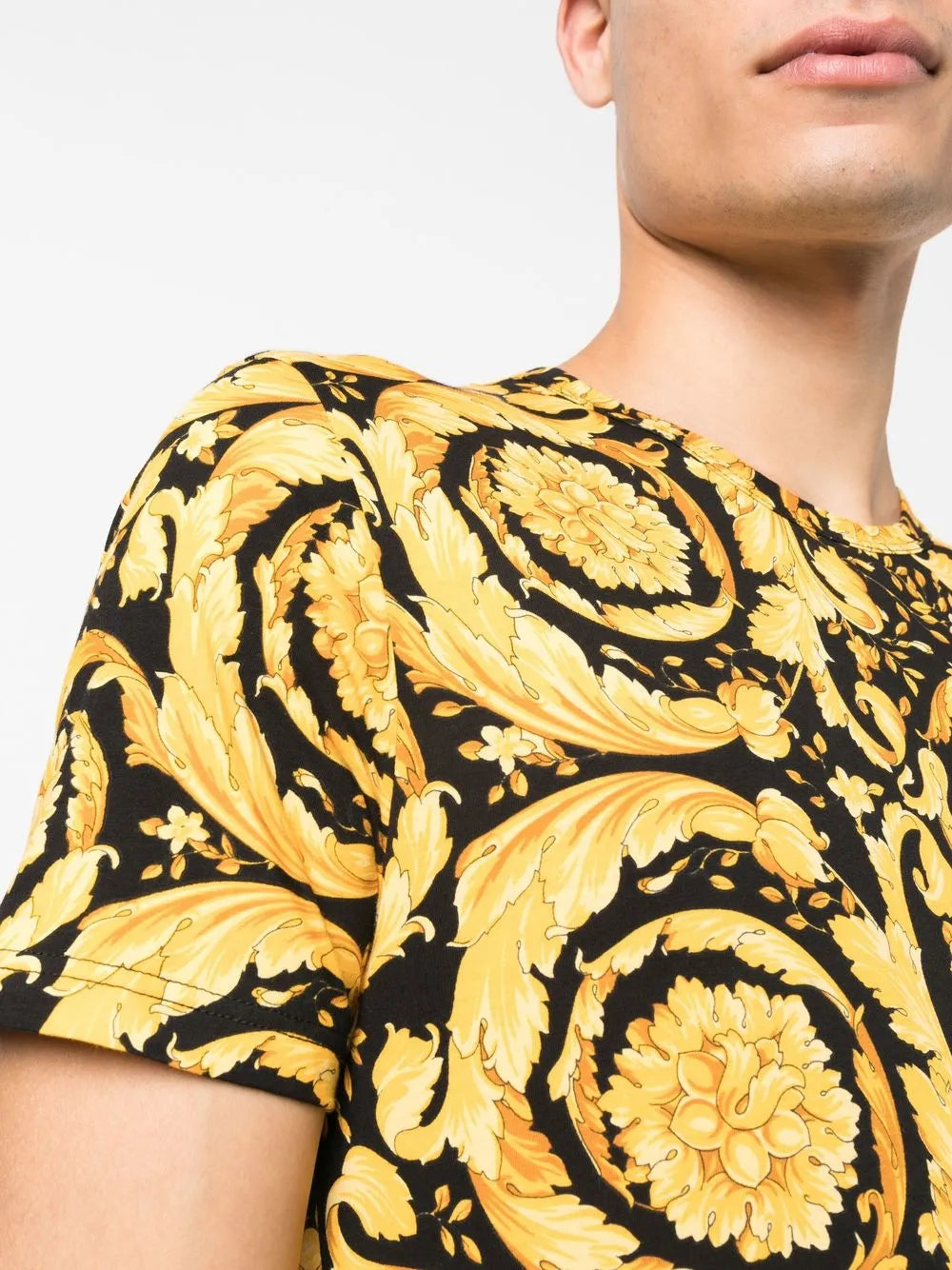 Versace Barocco Print T-Shirt for Men - image 7