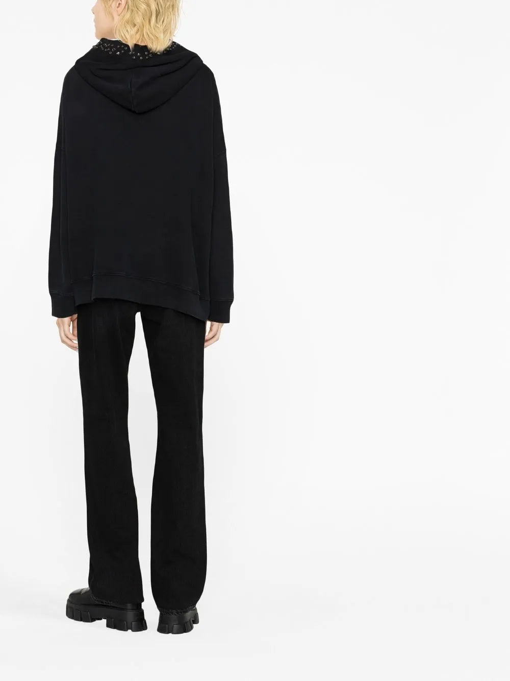 Versace Worn Logo Hoodie - image 6