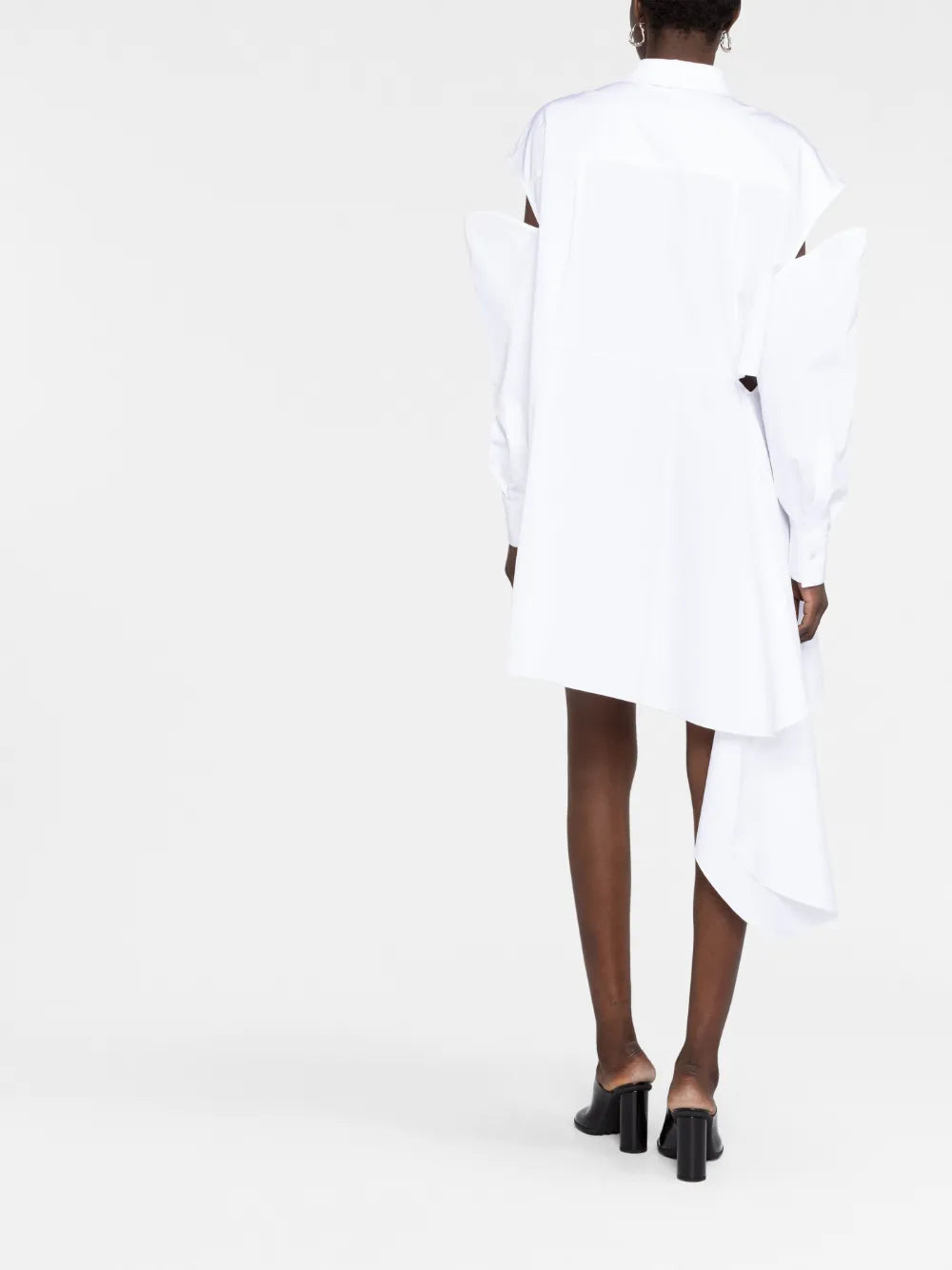 Alexander McQueen Sculptural Ruffle Shirt Dress - image 6