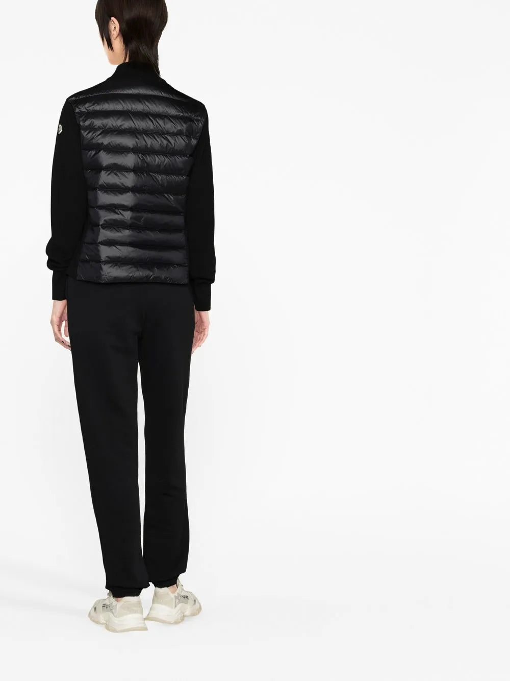 Moncler Knit Sleeve Puffer Jacket - Black - image 6