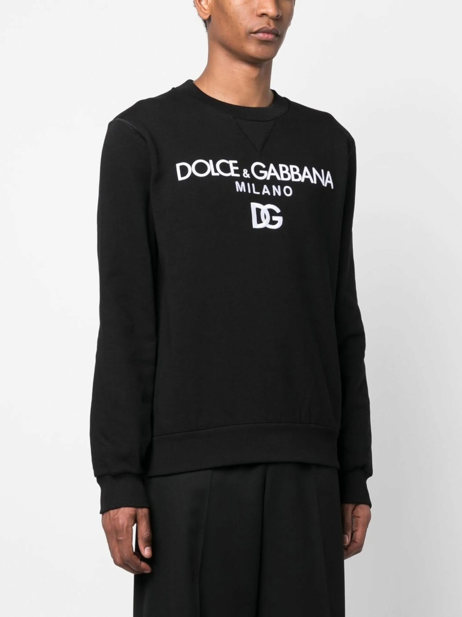 Dolce & Gabbana DG Logo-Embroidered Cotton Sweatshirt - image 3