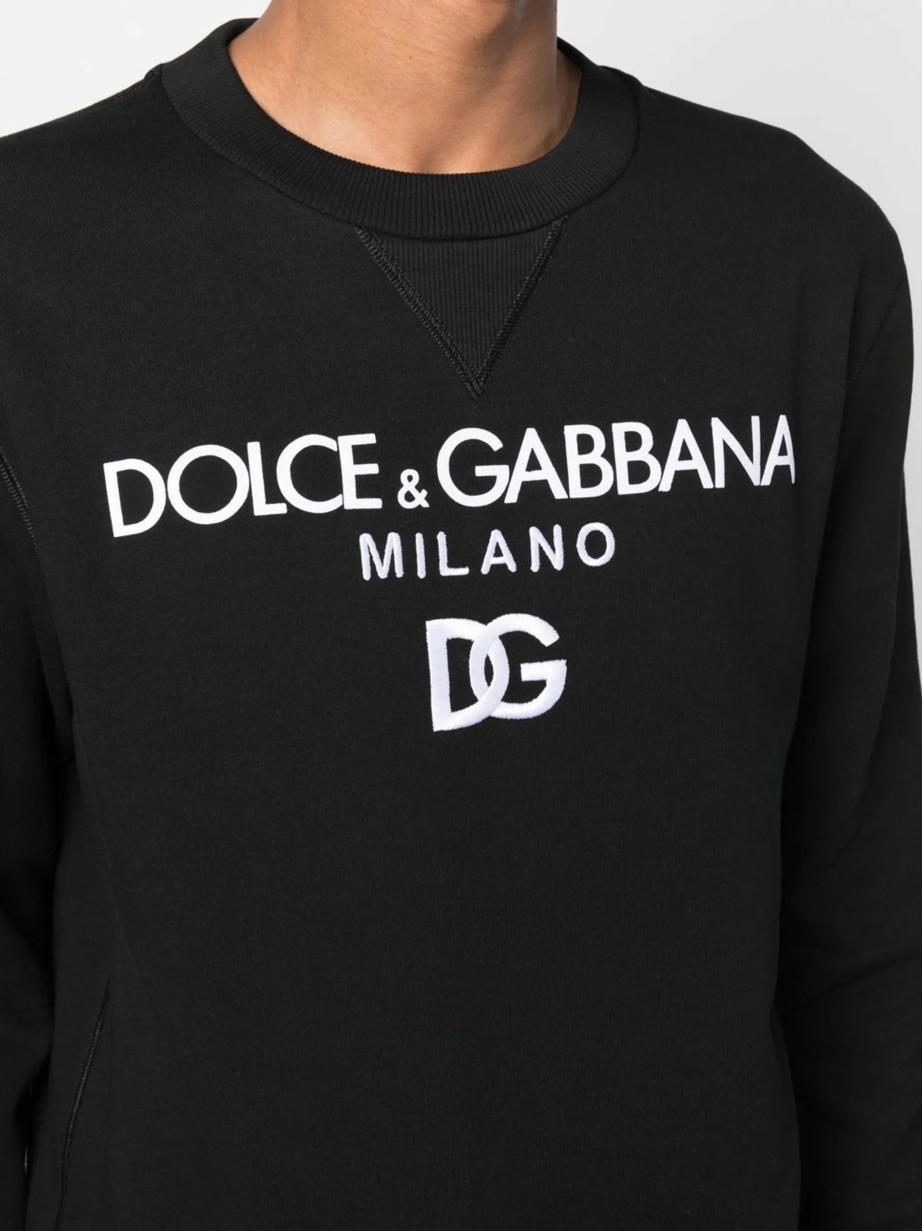 Dolce & Gabbana DG Logo-Embroidered Cotton Sweatshirt - image 2