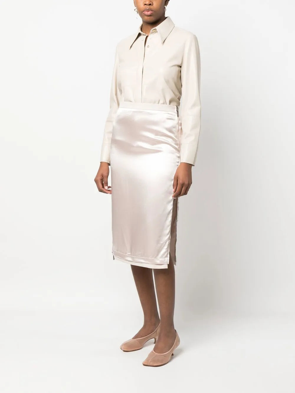 Fendi Satin skirt - image 2