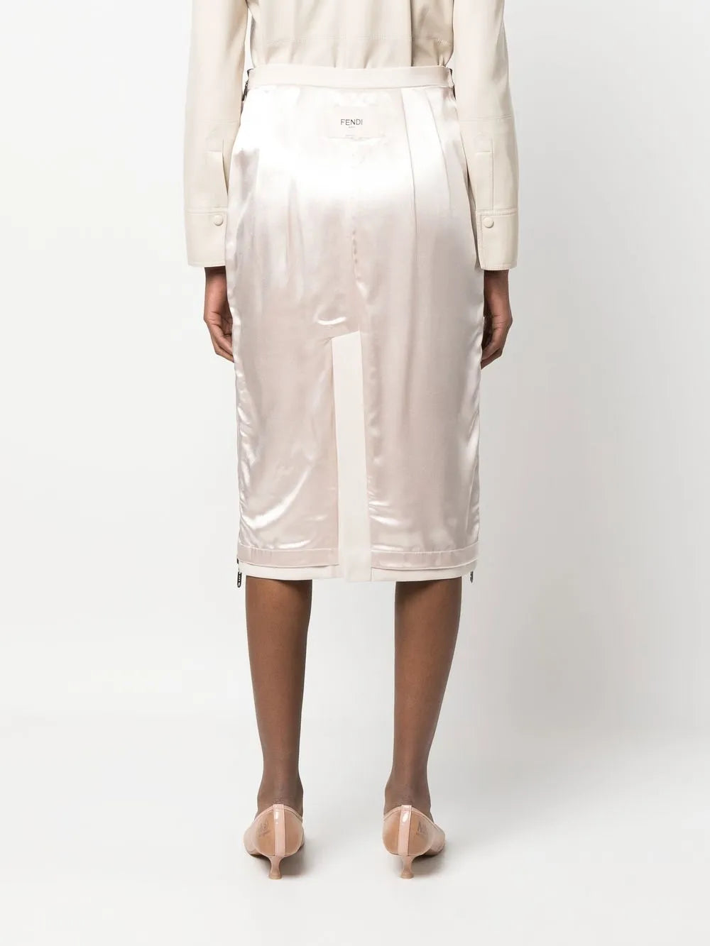 Fendi Satin skirt - image 6
