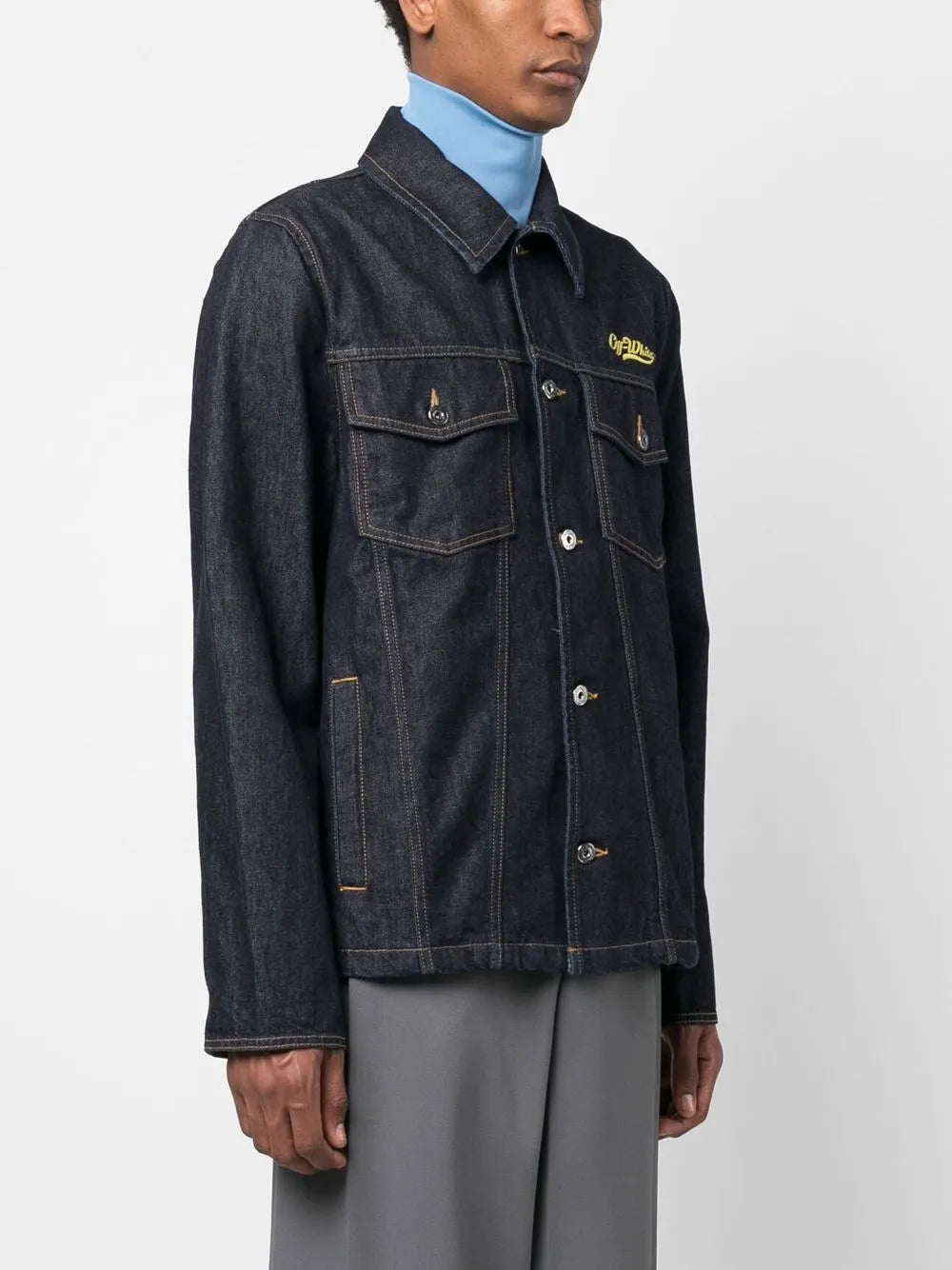 Off-White Wave Off Denim Jacket - image 3