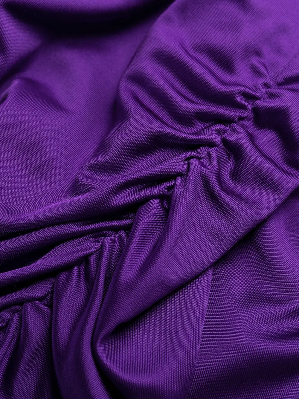 Versace Draped Cut-Out Mini Dress - image 8