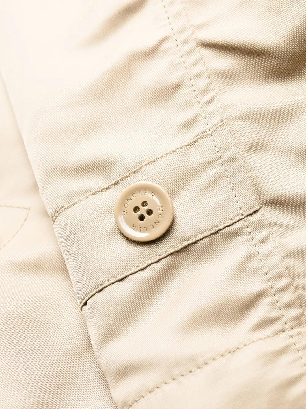 Moncler Beige Belted Technical Trench Coat - image 8