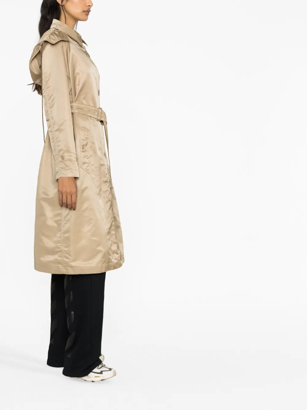 Moncler Beige Belted Technical Trench Coat - image 6