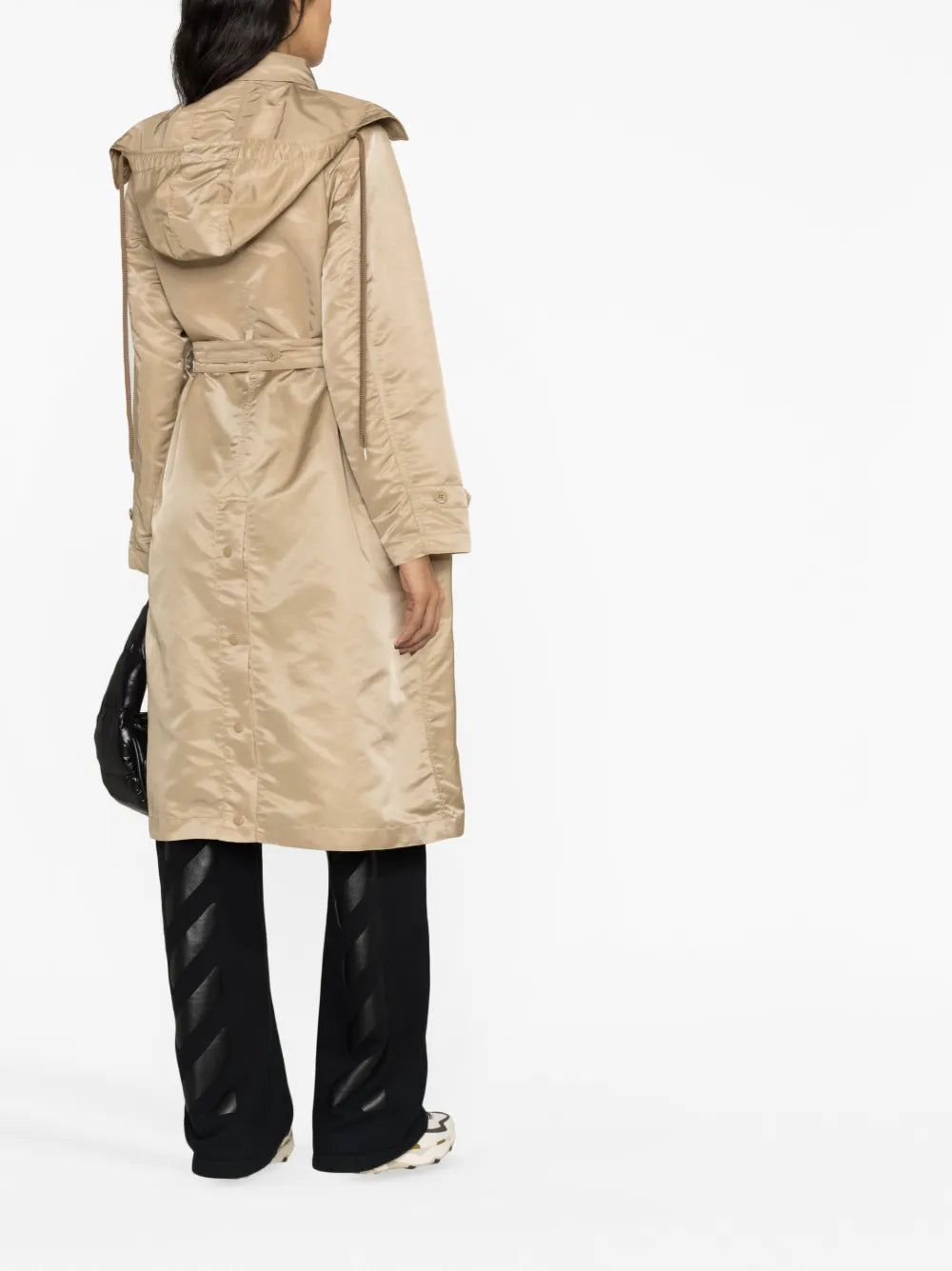 Moncler Beige Belted Technical Trench Coat - image 3